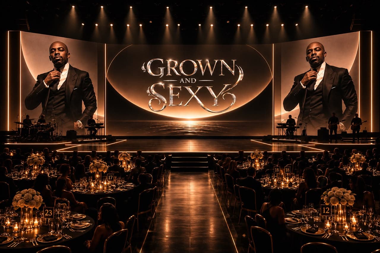 Grown & Sexy Event Venue Décor & Tables